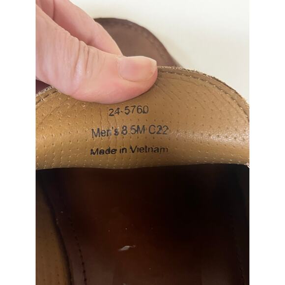 Johnston & Murphy horse-bit loafers - good condition- size 8.5 - Picture 9 of 9